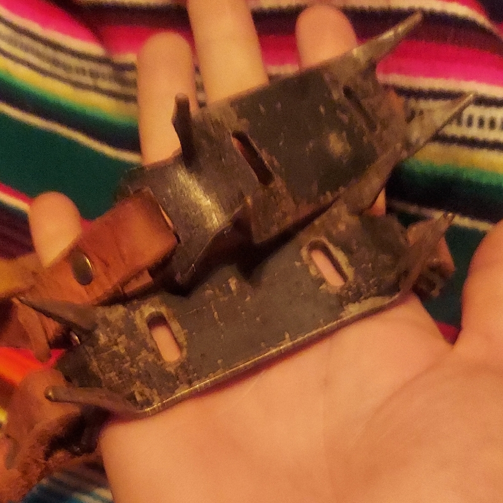 Autentic Iron / Leather Cowboy Spurs